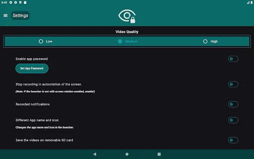 Secret Video Recorder ডাউনলোড করুন – গোপনে ভিডিও রেকর্ড করুন - Screenshot 9