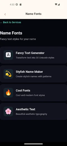 Name Art – Fancy Text ডাউনলোড করুন – স্টাইলিশ নাম তৈরির অ্যাপ - Screenshot 5