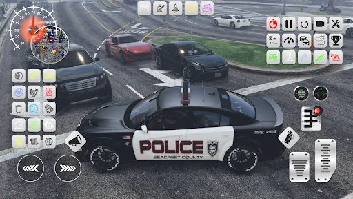 Charger Fast Police Car Driver ডাউনলোড করুন – ডজ চার্জার ড্রাইভ করুন - Screenshot 7