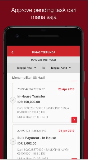 BizChannel@CIMB Mobile ডাউনলোড করুন – সেরা ব্যাংকিং অভিজ্ঞতা - Screenshot 4