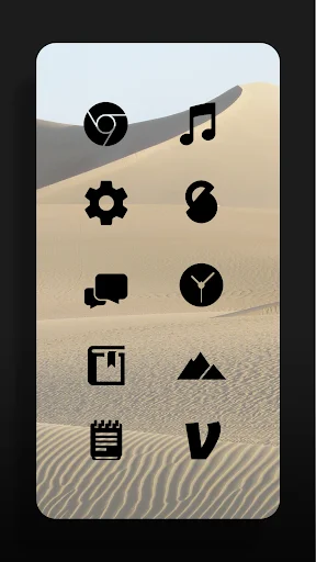 Flight Dark Icon Pack ডাউনলোড করুন – সেরা মিনিমালিস্ট ডার্ক থিম - Screenshot 7