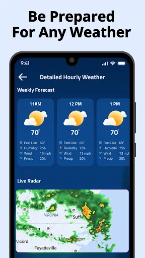 Weather Radar Home ডাউনলোড করুন – লাইভ ওয়েদার ও স্টর্ম র‍্যাডার - Screenshot 1