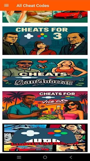 Cheats for all GTA ডাউনলোড করুন – সেরা গেম চিট কোড সংগ্রহ - Screenshot 9