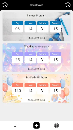 Countdown – Day Counter ডাউনলোড করুন – গুরুত্বপূর্ণ ইভেন্টের রিমাইন্ডার - Screenshot 2