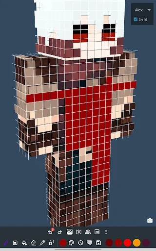 Minecraft-এর জন্য 3D Skin Editor ডাউনলোড করুন – সেরা মোবাইল স্কিন এডিটর - Screenshot 11