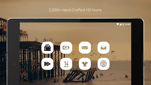 Pasty – White Icon Pack ডাউনলোড করুন – সেরা মিনিমালিস্ট আইকন - Screenshot 14