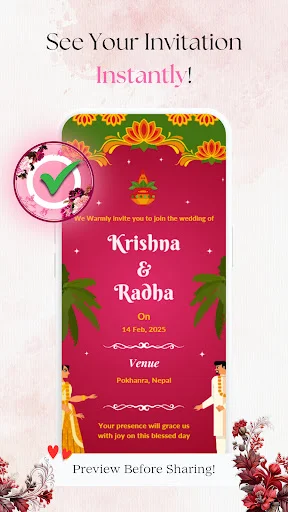 Wedding Invitation Video Maker ডাউনলোড করুন – বিয়ের ভিডিও তৈরি করুন - Screenshot 3