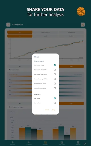 Statastic Basketball Tracker ডাউনলোড করুন – সেরা বাস্কেটবল স্ট্যাটস অ্যাপ - Screenshot 23