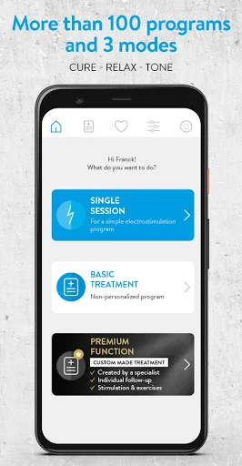 Bluetens Get Better ডাউনলোড করুন – পেশী ব্যথা মুক্তির সেরা অ্যাপ - Screenshot 1