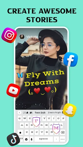 Stylish Text & Keyboard Themes ডাউনলোড করুন – স্টাইলিশ ফন্ট ও থিম - Screenshot 14