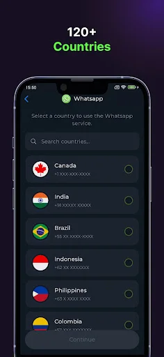 Virtual Number SMS ডাউনলোড করুন – WhatsApp ওটিপি ভেরিফিকেশন - Screenshot 3