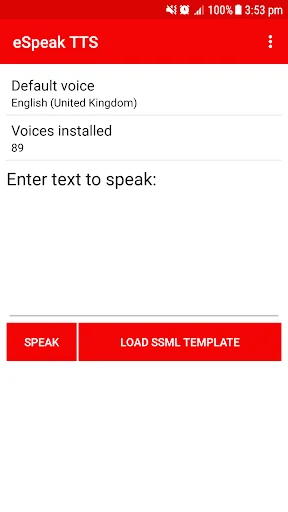 eSpeak NG Text-to-Speech ডাউনলোড করুন – ১০০+ ভাষায় কথা বলুন - Screenshot 1