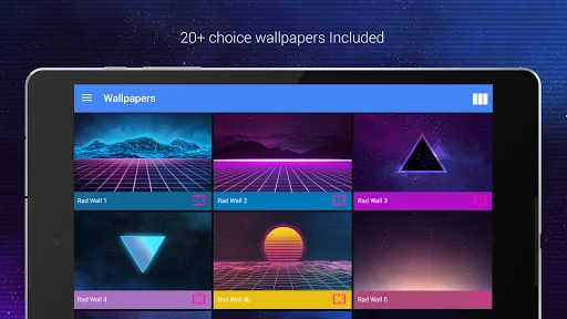 Rad Pack – 80’s Theme ডাউনলোড করুন – সেরা রেট্রো আইকন প্যাক - Screenshot 10