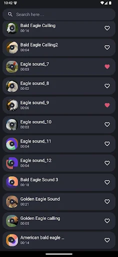 Eagle Sounds ডাউনলোড করুন – সেরা ঈগল সাউন্ড ও রিংটোন - Screenshot 3