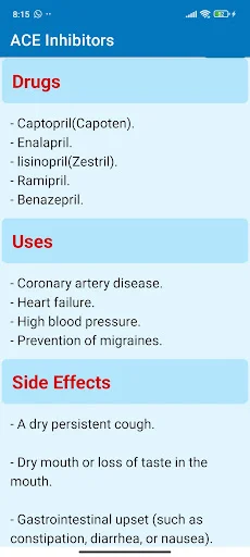 Simple Pharmacology ডাউনলোড করুন – মেডিকেল শিক্ষার্থীদের জন্য সেরা অ্যাপ - Screenshot 13