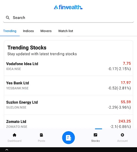 Finwealth ডাউনলোড করুন – ৬০ শব্দে লেটেস্ট স্টক ও ফিন্যান্স নিউজ - Screenshot 10