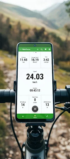 BikeTrace – সাইক্লিং কম্পিউটার অ্যাপ ডাউনলোড করুন | জিপিএস ট্র্যাকার - Screenshot 2
