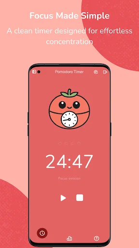 Pomodoro Timer ডাউনলোড করুন – ফোকাস এবং উৎপাদনশীলতা বৃদ্ধি করুন - Screenshot 1