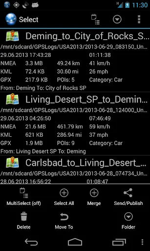 Ultra GPS Logger Lite ডাউনলোড করুন – সেরা জিপিএস ট্র্যাকিং অ্যাপ - Screenshot 7