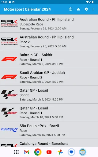Motorsport Calendar 2026 ডাউনলোড করুন – সেরা রেসিং শিডিউল অ্যাপ - Screenshot 5