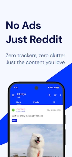 Infinity for Reddit+ ডাউনলোড করুন – সেরা অ্যাড-ফ্রি Reddit অভিজ্ঞতা - Screenshot 1