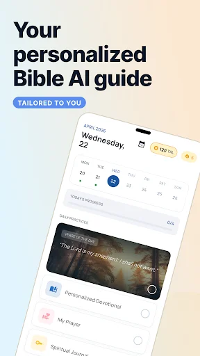 Bible AI ডাউনলোড করুন – ব্যক্তিগত বাইবেল অধ্যয়ন ও প্রার্থনা - Screenshot 1