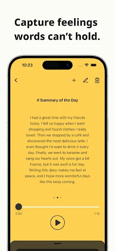 Murmur – Voice Diary ডাউনলোড করুন – প্রতিদিনের ডায়েরি এখন কণ্ঠে - Screenshot 4