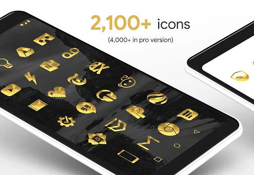 Gold Leaf Icon Pack ডাউনলোড করুন – আপনার ফোনের জন্য প্রিমিয়াম গোল্ড লুক - Screenshot 6