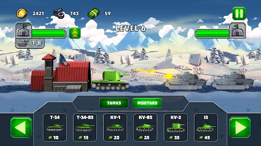 Tank Attack 5 ডাউনলোড করুন – সেরা ২ডি ট্যাঙ্ক গেম এখন খেলুন - Screenshot 25