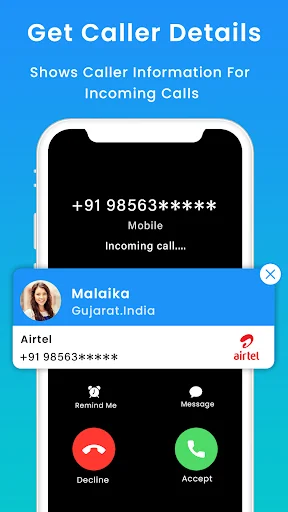 Caller Name & Location Tracker ডাউনলোড করুন – কলার আইডি ও লোকেশন - Screenshot 5