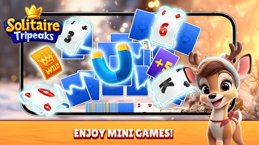 Christmas Solitaire TriPeaks ডাউনলোড করুন – সেরা কার্ড গেম - Screenshot 2