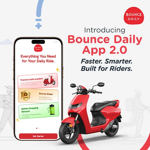 Bounce Daily ডাউনলোড করুন – Swiggy ও Zepto রাইডারদের জন্য সেরা EV রেন্টাল - Screenshot 4