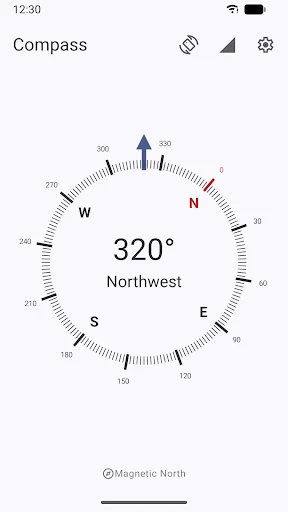 Compass ডাউনলোড করুন – সেরা অ্যাড-মুক্ত এবং নির্ভুল কম্পাস অ্যাপ - Screenshot 1