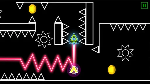 Wave Dash : Geometry Arrow ডাউনলোড করুন – সেরা ক্যাজুয়াল গেম - Screenshot 4
