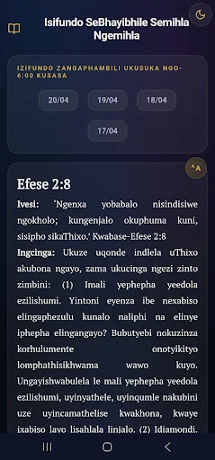 iBhayibhile – Xhosa Bible ডাউনলোড করুন – অডিও ও স্টাডি টুলস - Screenshot 6
