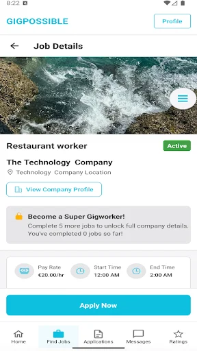GIGPOSSIBLE ডাউনলোড করুন – আপনার জন্য সেরা কাজ খুঁজে নিন - Screenshot 1