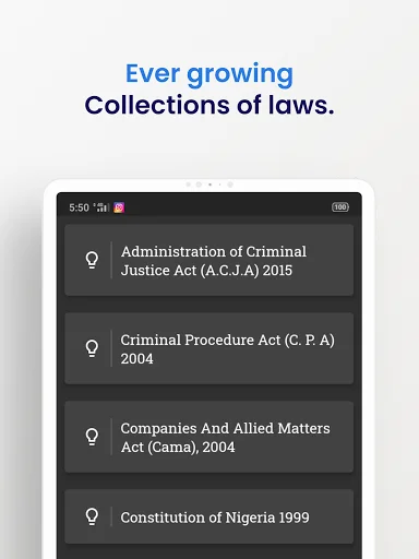 Nigerian Law App ডাউনলোড করুন – নাইজেরিয়ান আইনের বিস্তারিত তথ্য - Screenshot 13