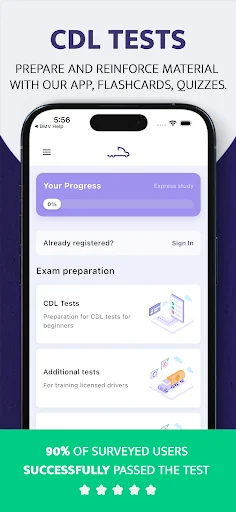 CDL Help ডাউনলোড করুন – ক্লাস A ও B পরীক্ষার সেরা প্রস্তুতি - Screenshot 1