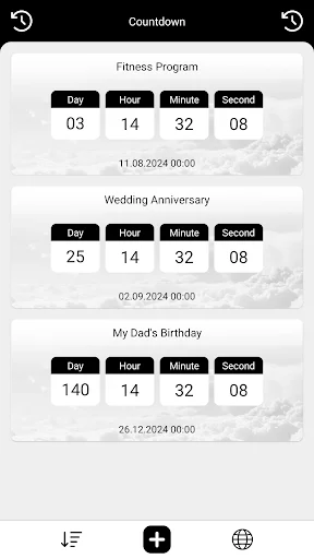 Countdown – Day Counter ডাউনলোড করুন – গুরুত্বপূর্ণ ইভেন্টের রিমাইন্ডার - Screenshot 1
