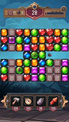Diamond Dungeon Match 3 Games ডাউনলোড করুন – সেরা পাজল গেম - Screenshot 3