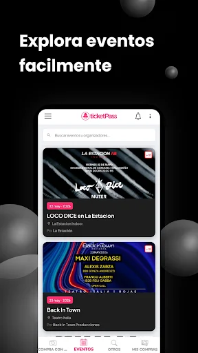 ticketPass লেটেস্ট ভার্সন ডাউনলোড করুন – সেরা ইভেন্ট টিকিট অ্যাপ - Screenshot 2