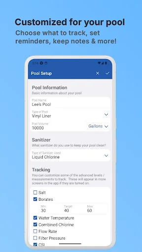 Pool Math by TFP ডাউনলোড করুন – সুইমিং পুলের পানির সঠিক পরিমাপ - Screenshot 6