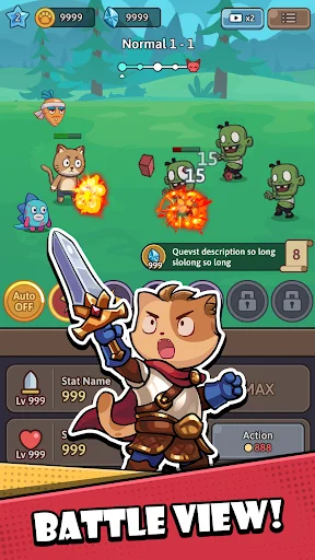 Idle Doge Battle ডাউনলোড করুন – সেরা আইডল আরপিজি গেম - Screenshot 9