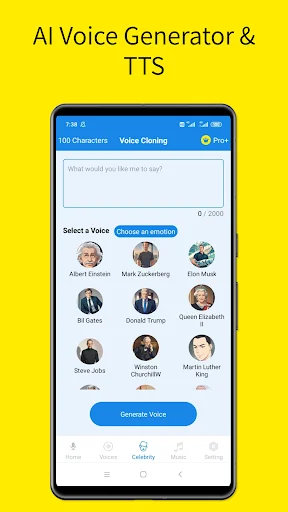 Voice Clone: AI Voice Generator ডাউনলোড করুন – সেরা AI ভয়েস ক্লোনিং - Screenshot 3