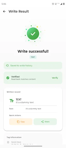 NFC/RF Reader and Writer ডাউনলোড করুন – দ্রুত NFC রিড ও রাইট - Screenshot 5