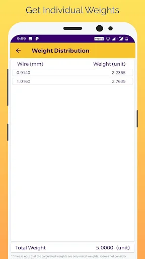 Gauge Checker ডাউনলোড করুন – তারের ওজন ও SWG রূপান্তরকারী - Screenshot 7