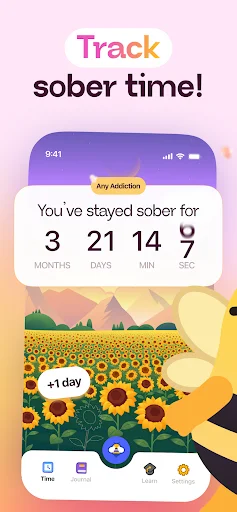 Sober Day Counter ডাউনলোড করুন – ধূমপান ও মদ্যপান ছাড়ার সেরা উপায় - Screenshot 1