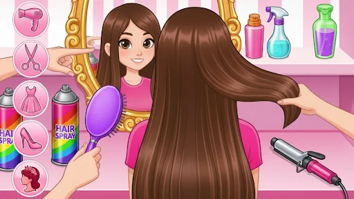 Cute Doll Dress Up Girls Game ডাউনলোড করুন – ফ্যাশন গেম - Screenshot 1