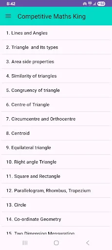 Competitive Maths King ডাউনলোড করুন – সকল পরীক্ষার গণিত ট্রিকস - Screenshot 1