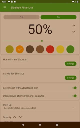 Bluelight Filter Lite ডাউনলোড করুন – চোখের সুরক্ষা ও আরাম - Screenshot 9